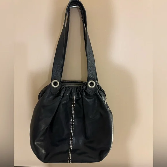 Calleen Cordero Los Angeles black leather shoulder bag - Picture 10 of 12